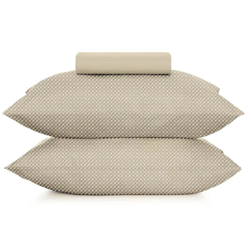 1,38M X 1,88M X 28CM-JOGO CAMA SIMPLES 3PC TOQUE ACETINADO - SLIM DUNE