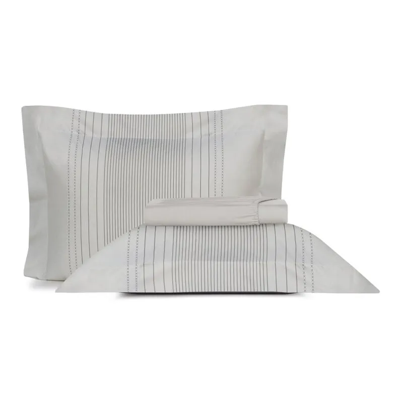 1,80M X 2,50M-JOGO CAMA 3PC ALGODAO LUX 200F - CRUZE