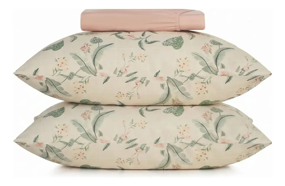 1,93M X 2,03M X 40CM-JOGO CAMA SIMPLES 3PC TOQUE ACETINADO - MEADOW
