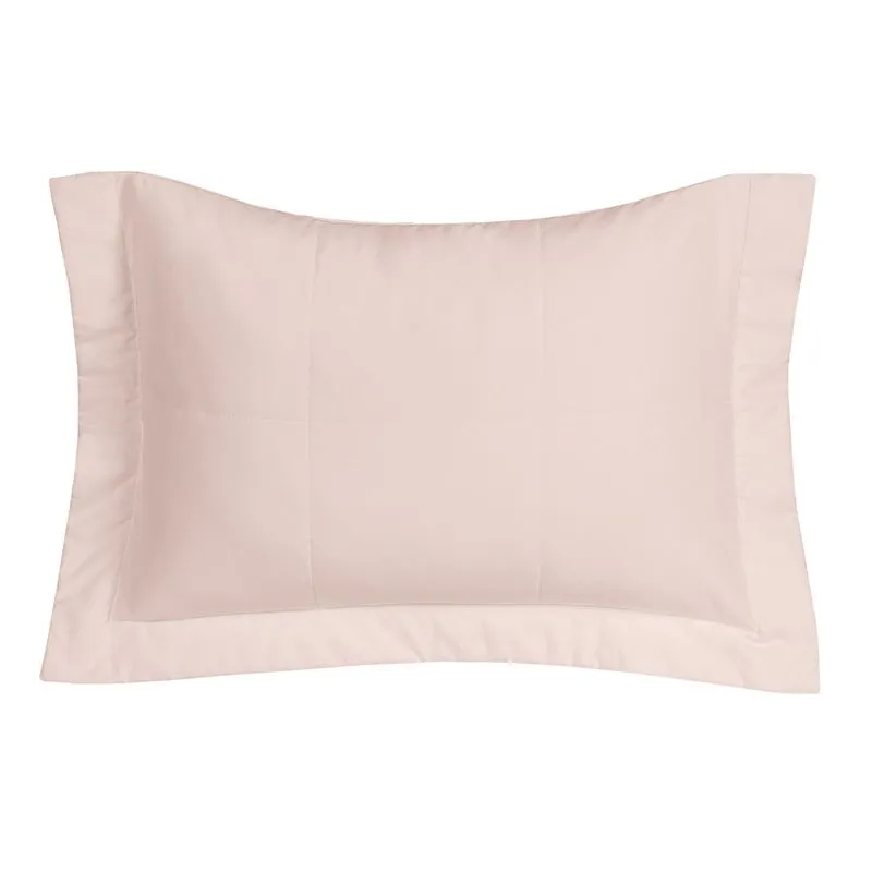 50CM X 70CM C/ 3 ABAS DE 7CM-PORTA TRAVESSEIRO TOQUE ACETINADO SOUFFLE - ROSA LILLE
