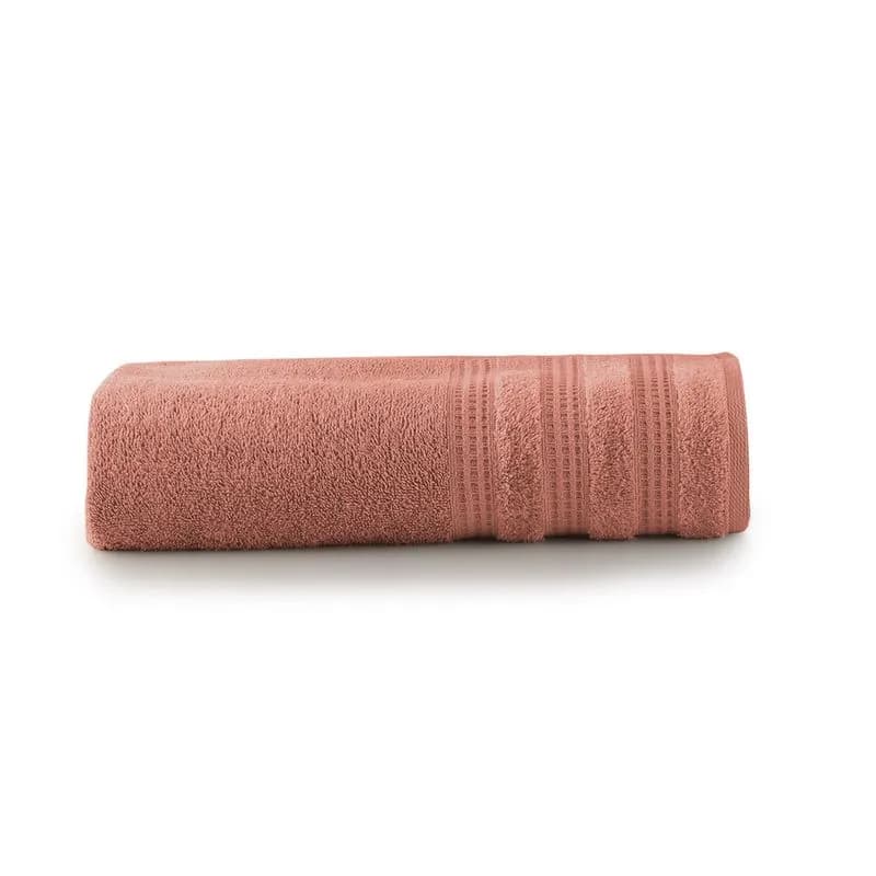 70CM X 1,40M-TOALHA BANHO FAVO - GOIABA ROSA