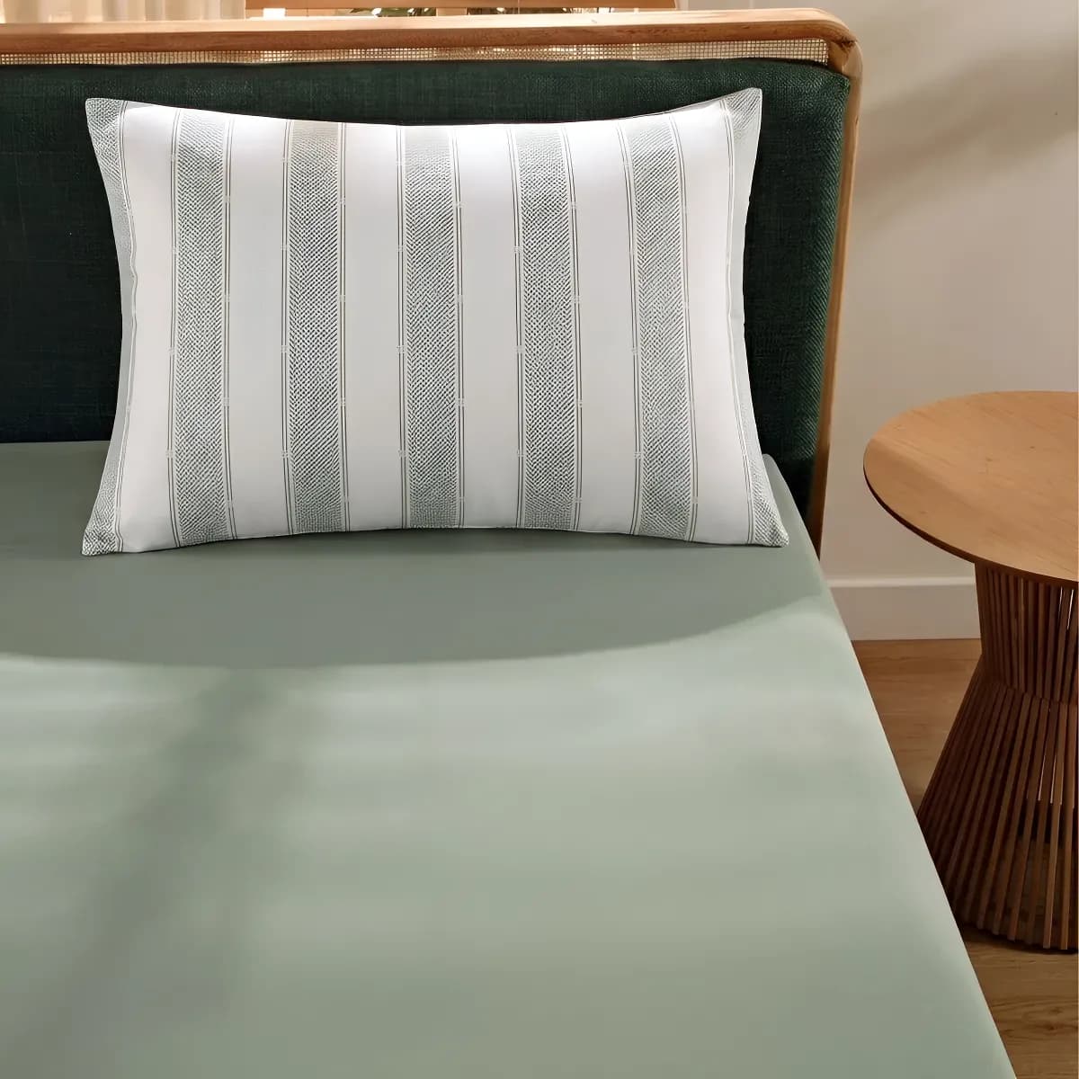 88CM X 1,88M X 30CM-JOGO CAMA SIMPLES 2PC MALHA 100% ALGODAO. - TRILHO