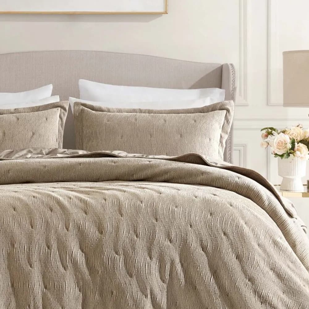 COLCHA SAVELLI CORTTEX TAUPE 2,80m X 3,00m S KING