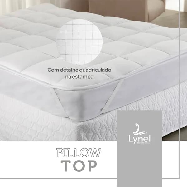 PILLOW TOP ANTI STRESS CASAL 1.40m x 1.90m 00