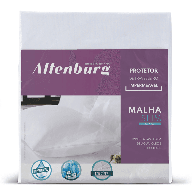PROTETOR TRAVESSEIRO MALHA SLIM - BRANCO