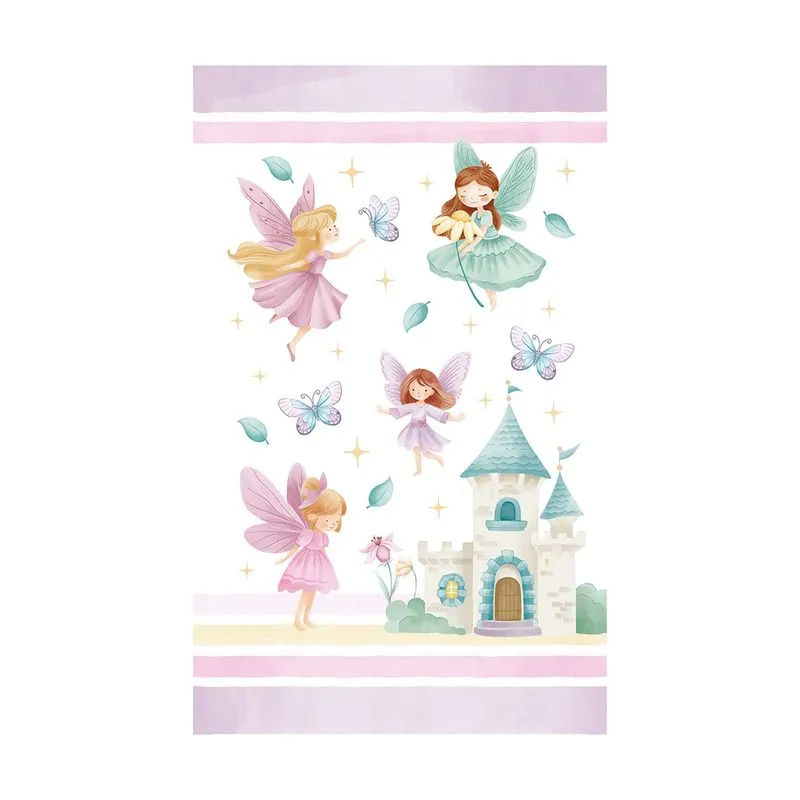 TOALHA BANHO FELPUDO D ESTAMPADO 70CM X1,15M FADAS 01 UNICA