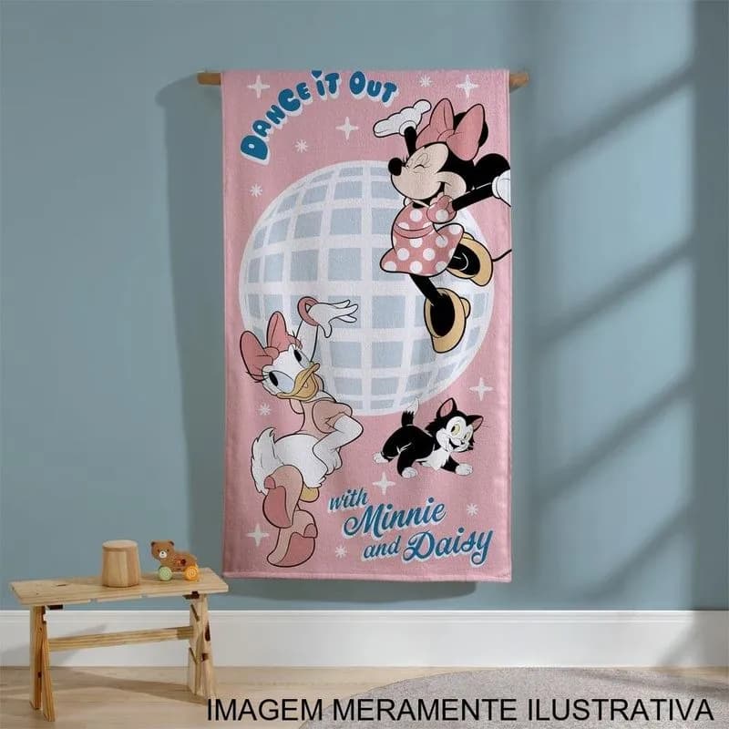 TOALHA BANHO VELOUR AF 958 ESTAMPADO LICENCIADO III 70CM X 1,30M MICKEY 19 UNICA