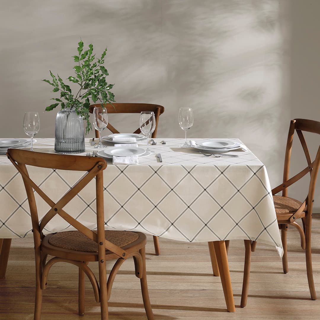 TOALHA DE MESA DOHLER CLEAN ATHENAS ESTAMPADO 1,40M X 2,10M IDEA 01 UNICA
