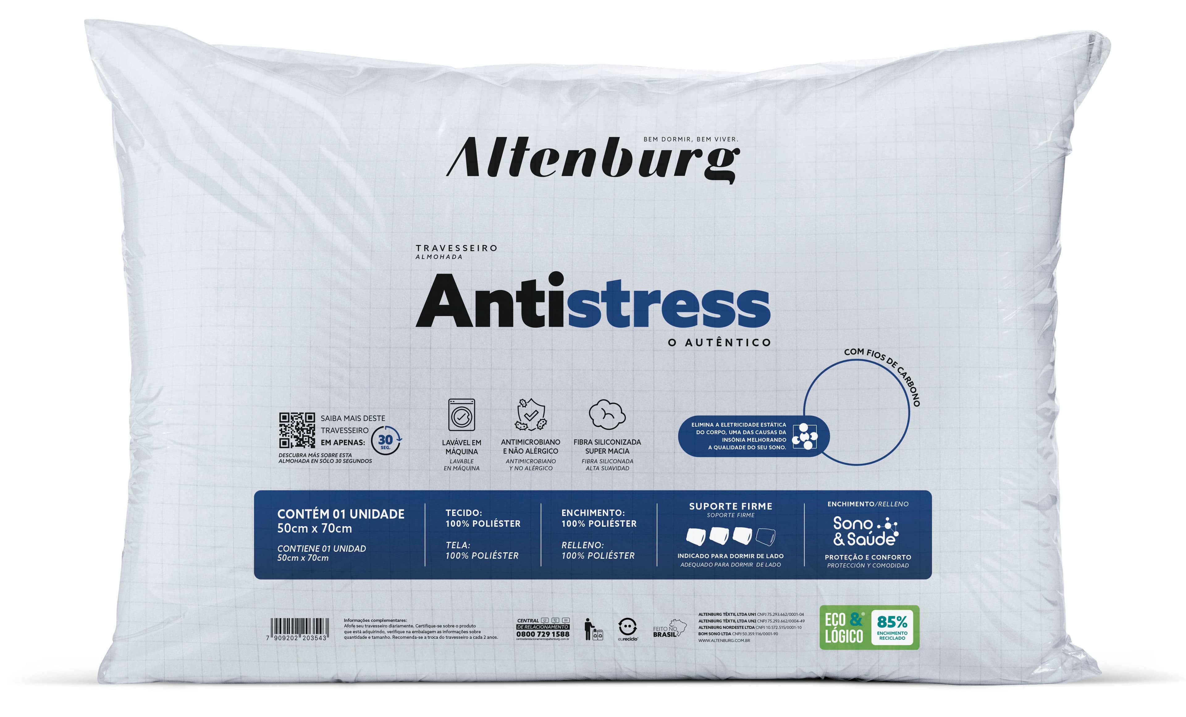 TRAVESSEIRO ANTISTRESS - ALTEMBURG