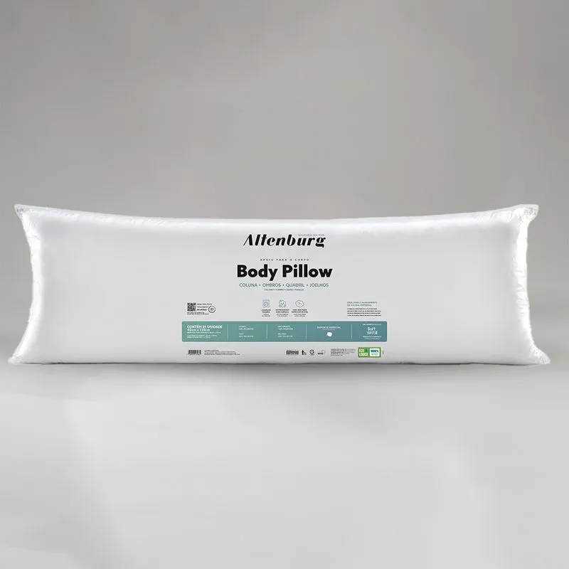 TRAVESSEIRO BODY PILLOW MICROFIBRA S/ FRONHA