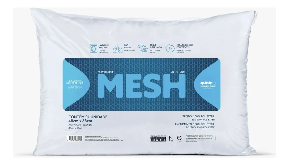 TRAVESSEIRO MESH - BRANCO