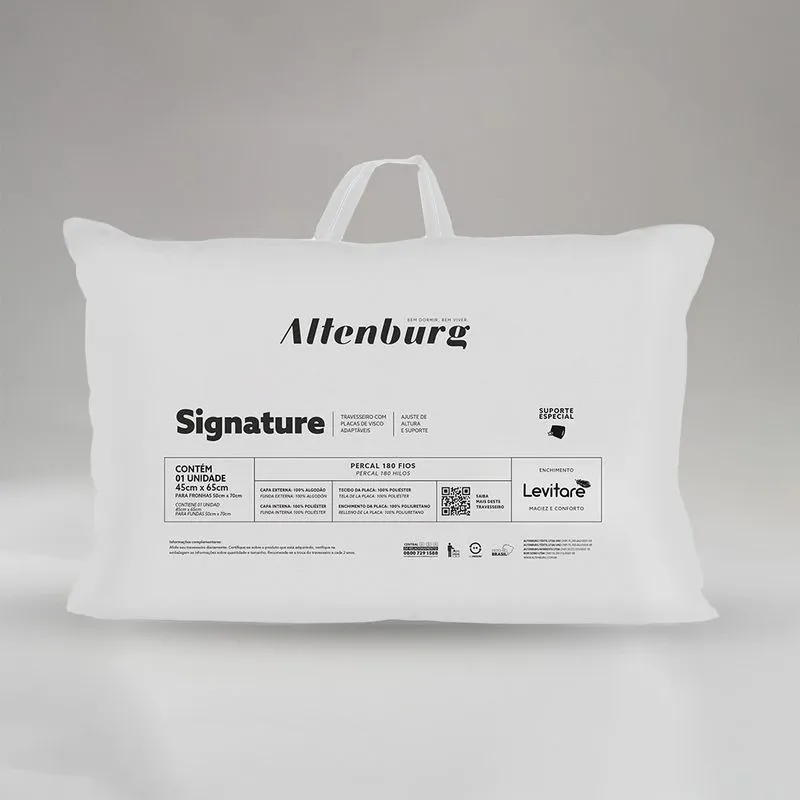 TRAVESSEIRO SIGNATURE - BRANCO